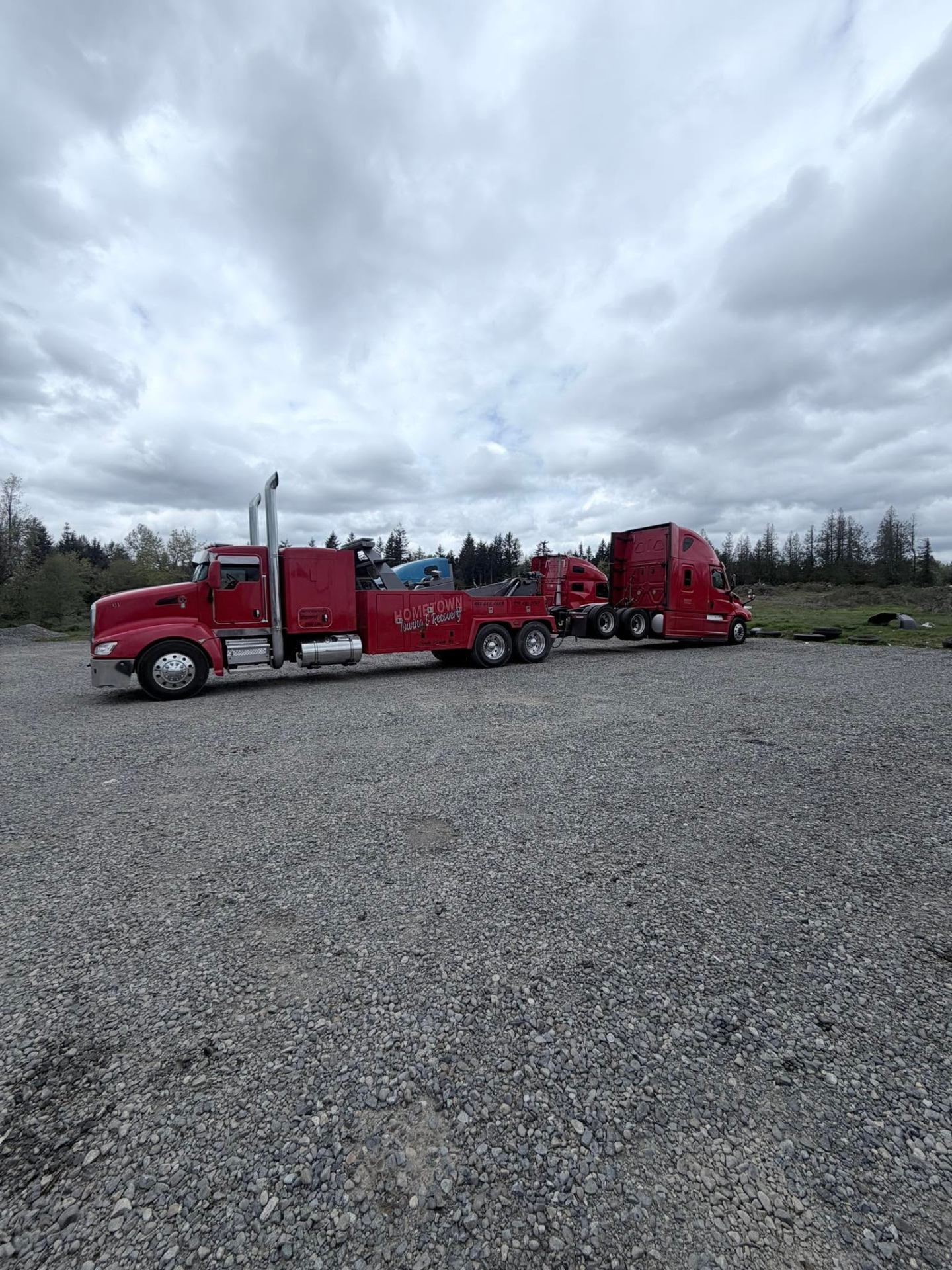 Hometown Towing Peterbilt wrecker